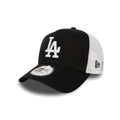 LA Dodgers 9FORTY Clean A-Frame Trucker Cap - Black/White