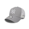 9FORTY New York Yankees Clean A-Frame Trucker Cap - Grey/White
