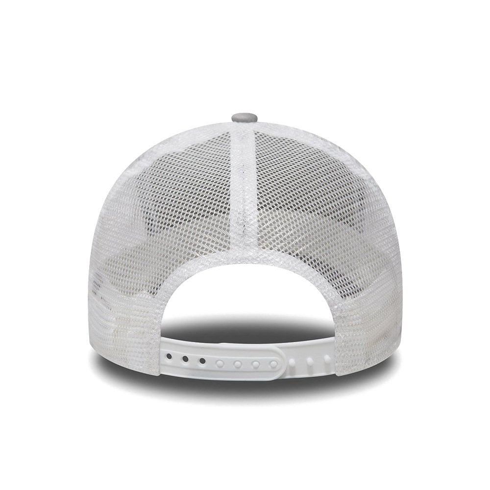 9FORTY New York Yankees Clean A-Frame Trucker Cap - Grey/White