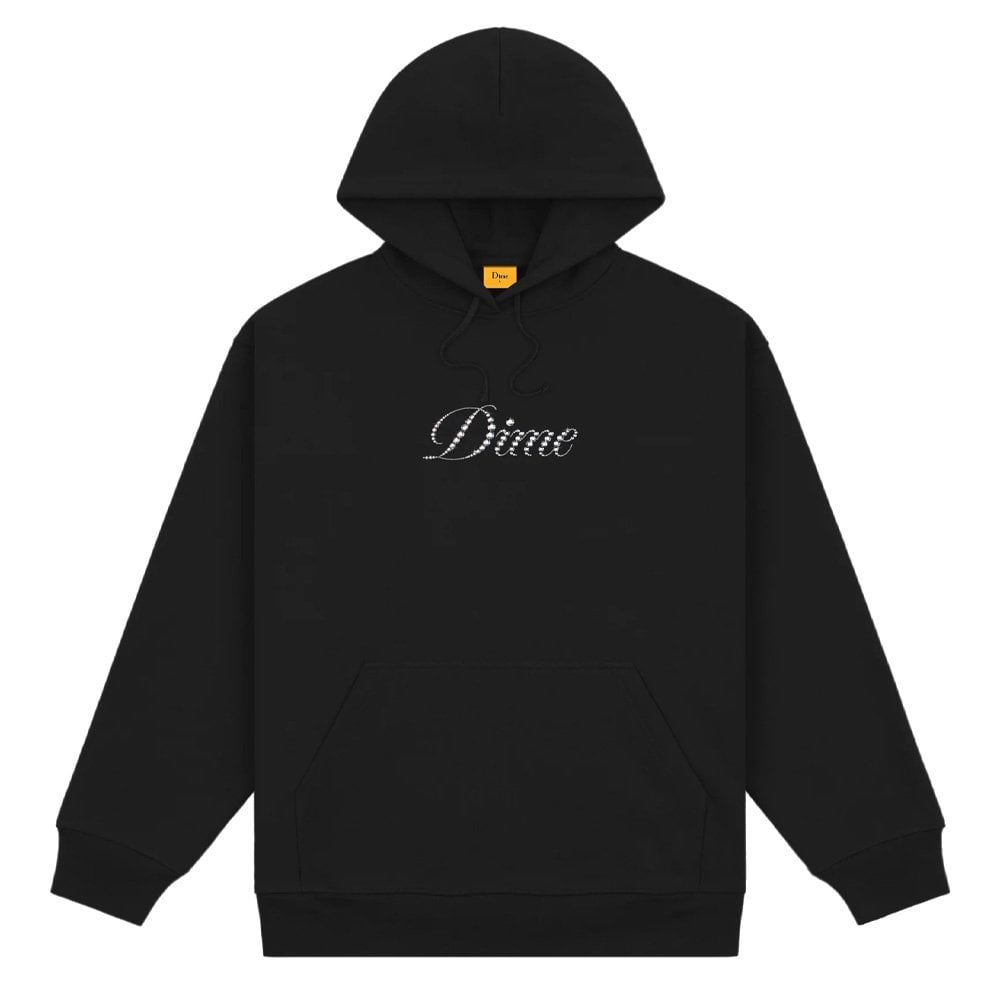 Icy Cursive Hoodie - Black