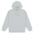 Icy Cursive Hoodie - Stone Silver