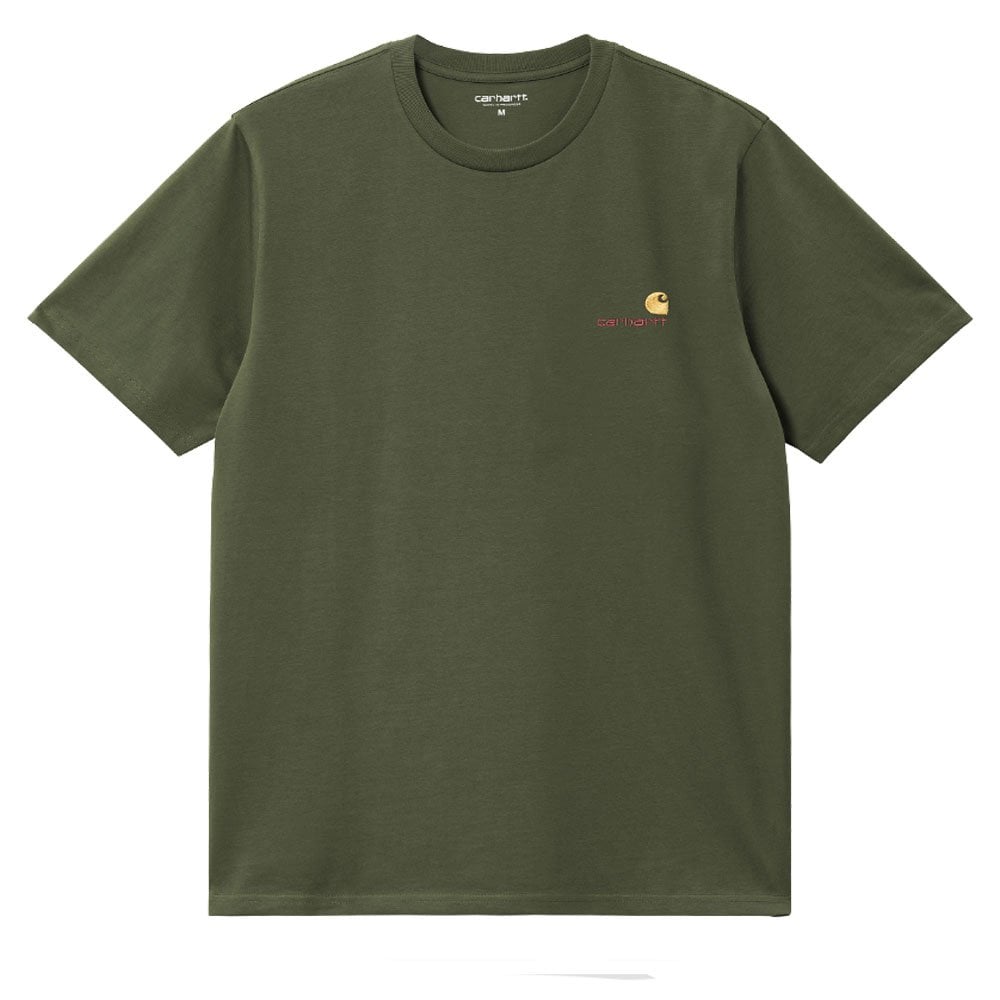 American Script Organic T-Shirt - Tarragon