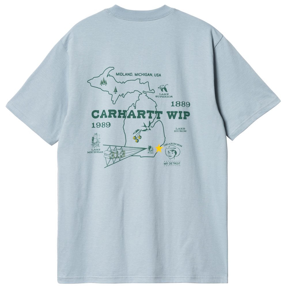 Home State T-Shirt  - Dusty Ice