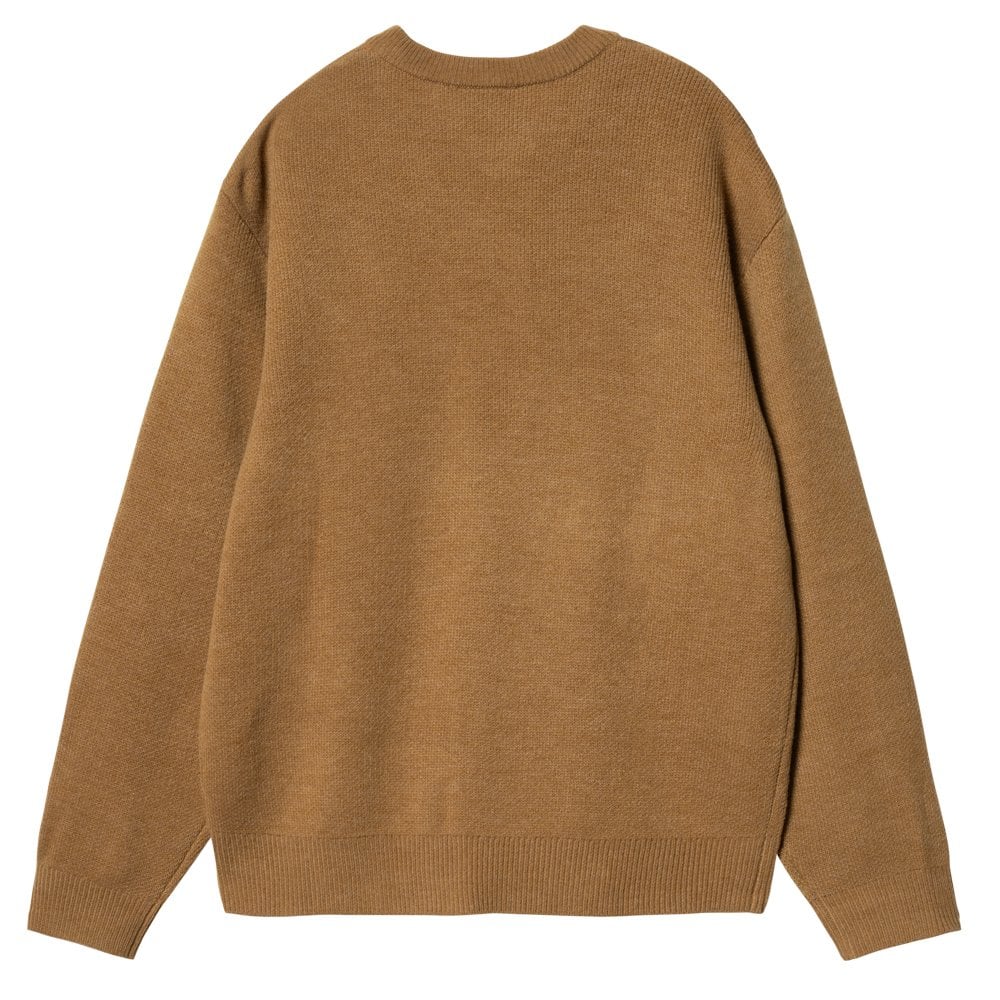 Brown Ducks Knitted Sweatshirt - Hamilton Brw