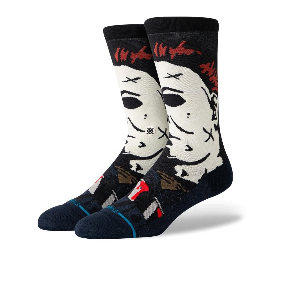 Michael Myers Crew Socks - Navy
