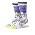Daily Danger Crew Socks - White
