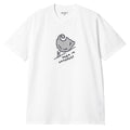 Move On Up T-Shirt - White/Black