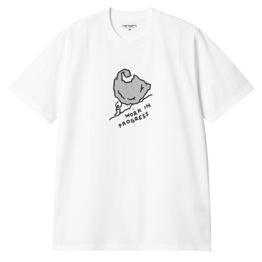 Move On Up T-Shirt - White/Black