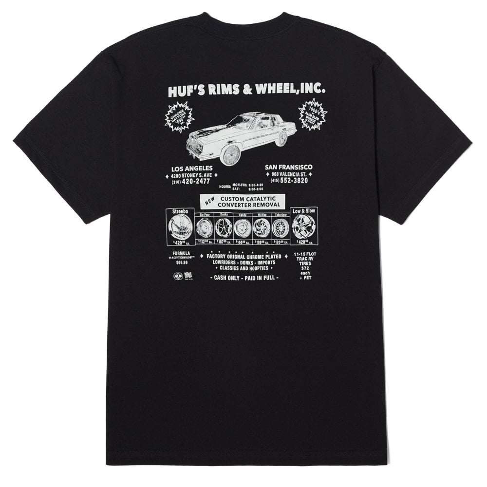 Rim & Wheel Inc T-Shirt  - Black