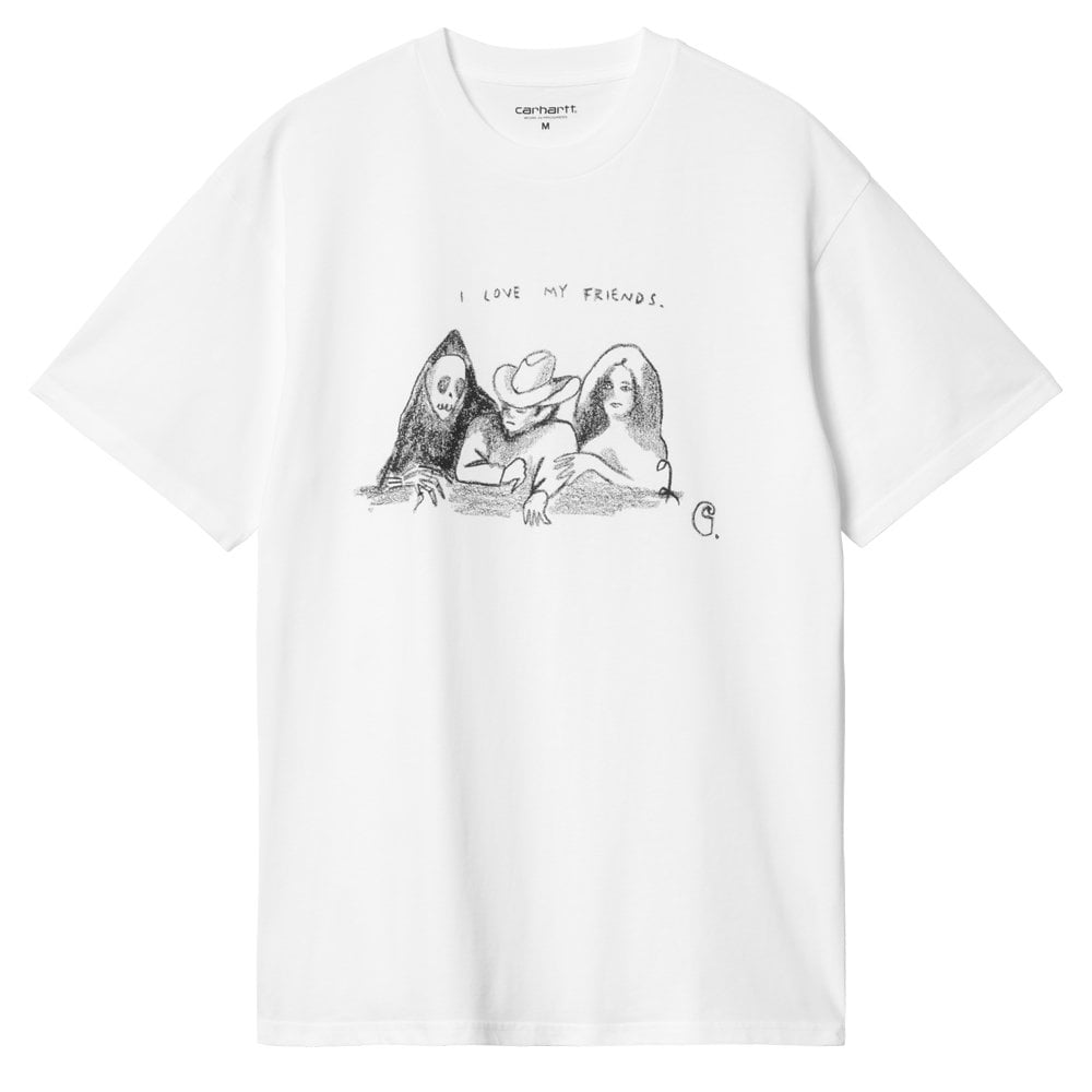 Pepe Friends T-Shirt - White/Black