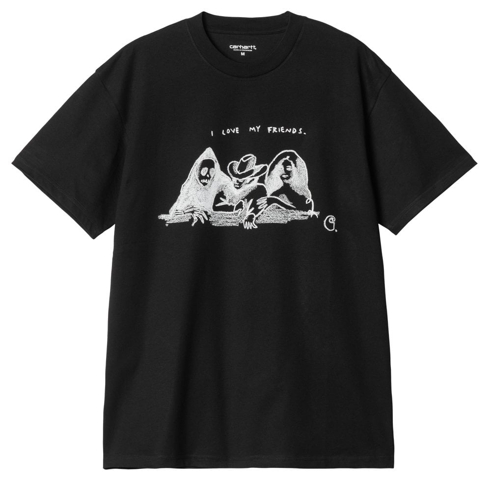Pepe Friends T-Shirt - Black/White
