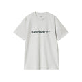 Script T-Shirt - Ash/Duck Blu