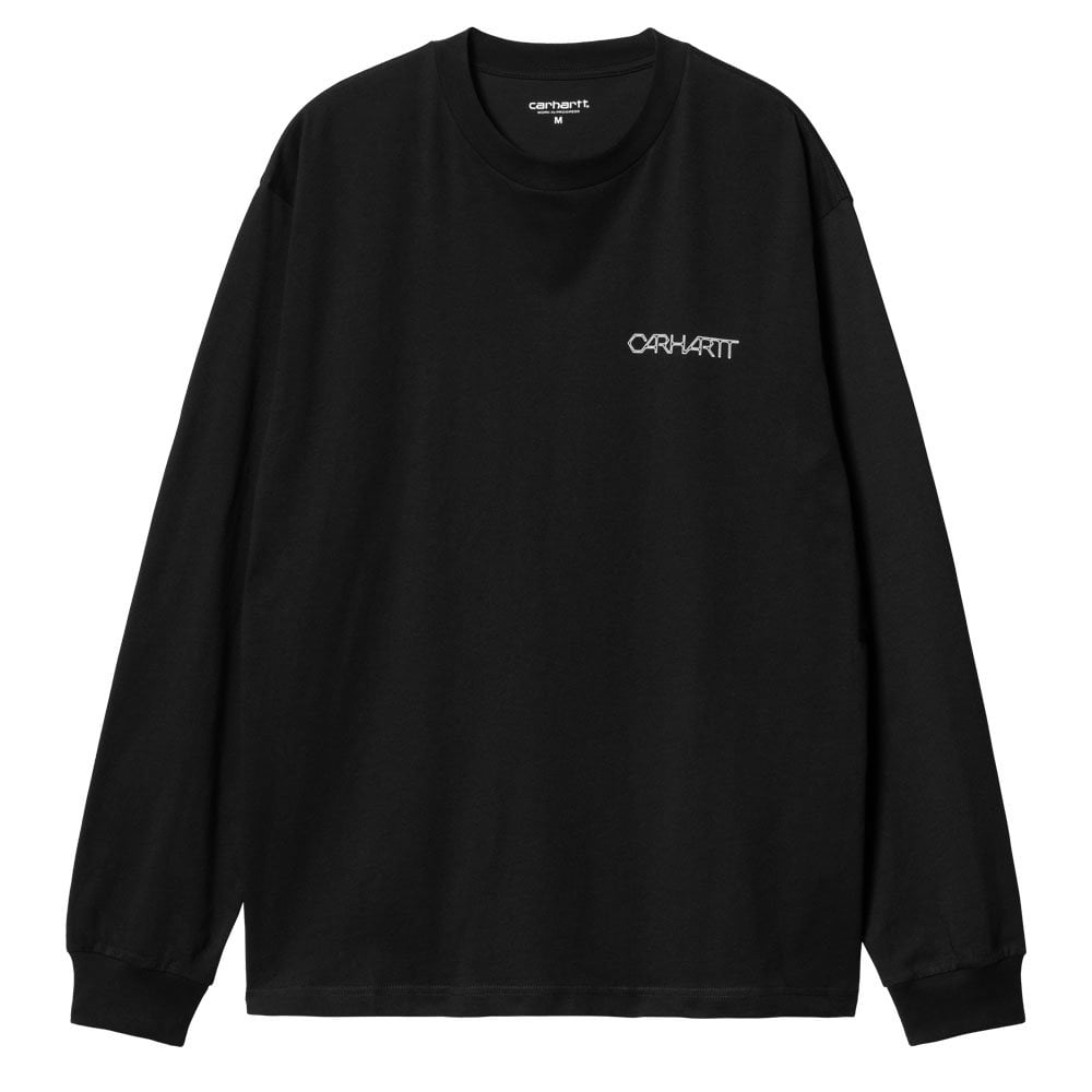 Detroit Standard Long Sleeve T-Shirt - Black/White