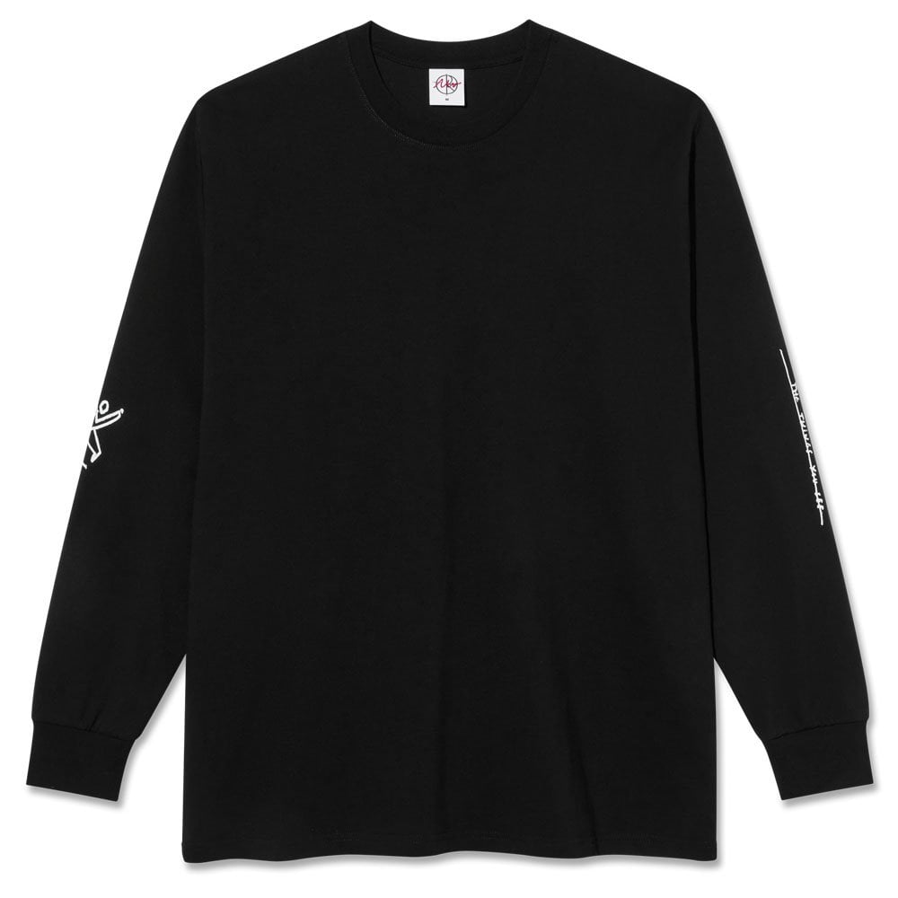 Sad At Times Long Sleeve T-Shirt - Black