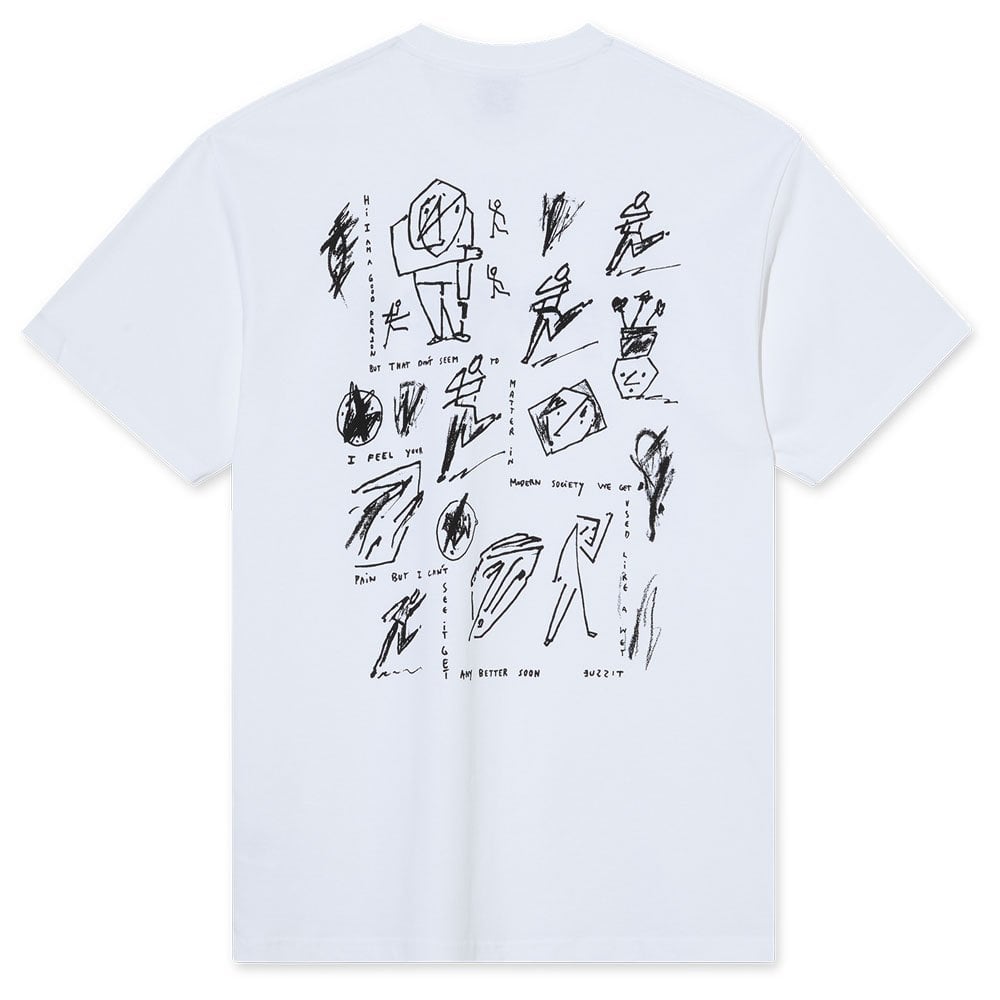 Sad At Times T-Shirt - White