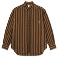 Ben Long Sleeve Shirt - Brown Stripe