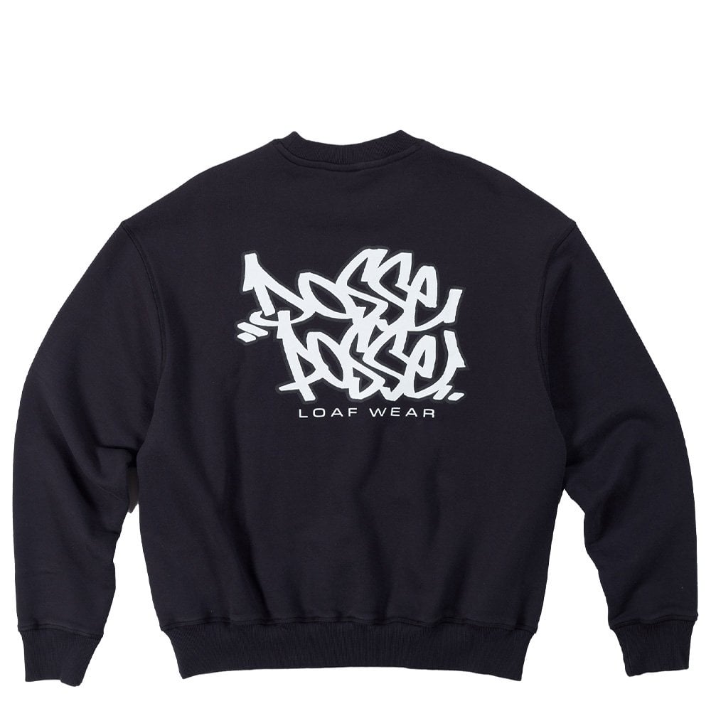 Loafin Tag Crewneck Sweatshirt - Vint Black