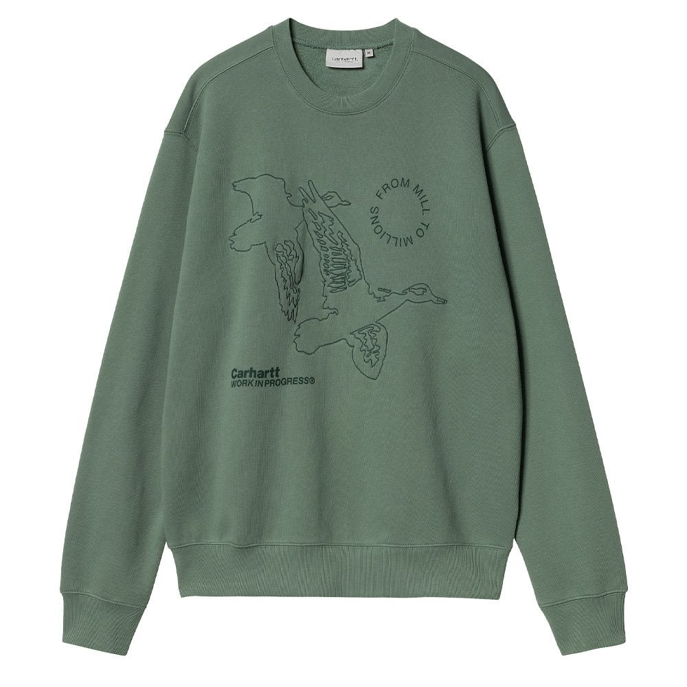 Flying Ducks Sweat - Duck Green