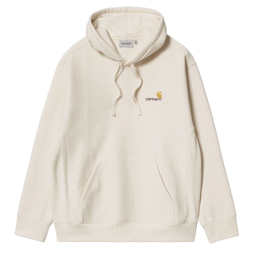 Hooded American Script Sweatshirt - Natural