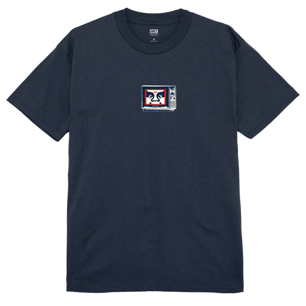 TV T-Shirt  - Navy