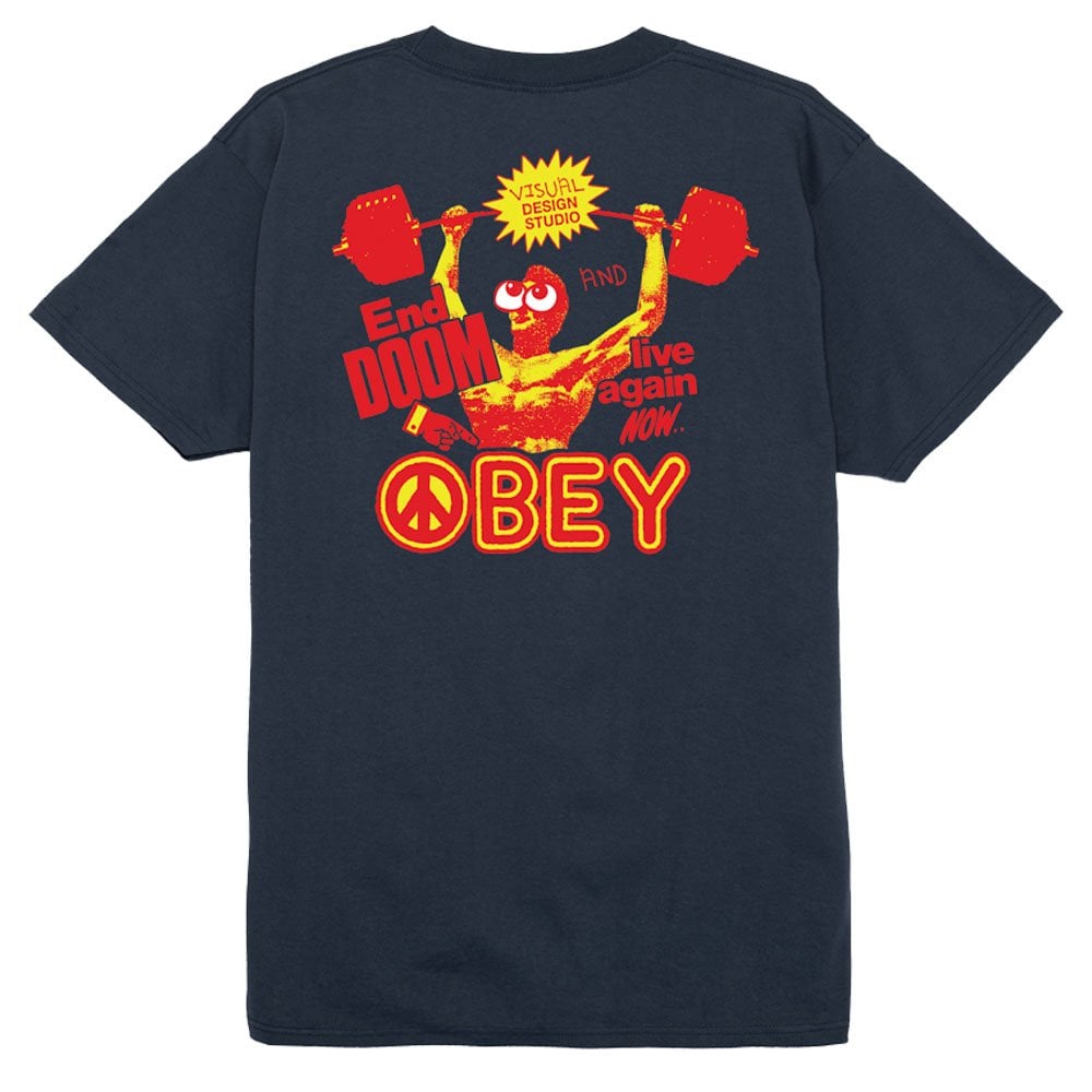 Live Again T-Shirt  - Harbor Blue