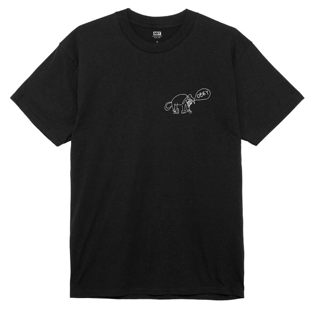 Angry Dog T-Shirt  - Black