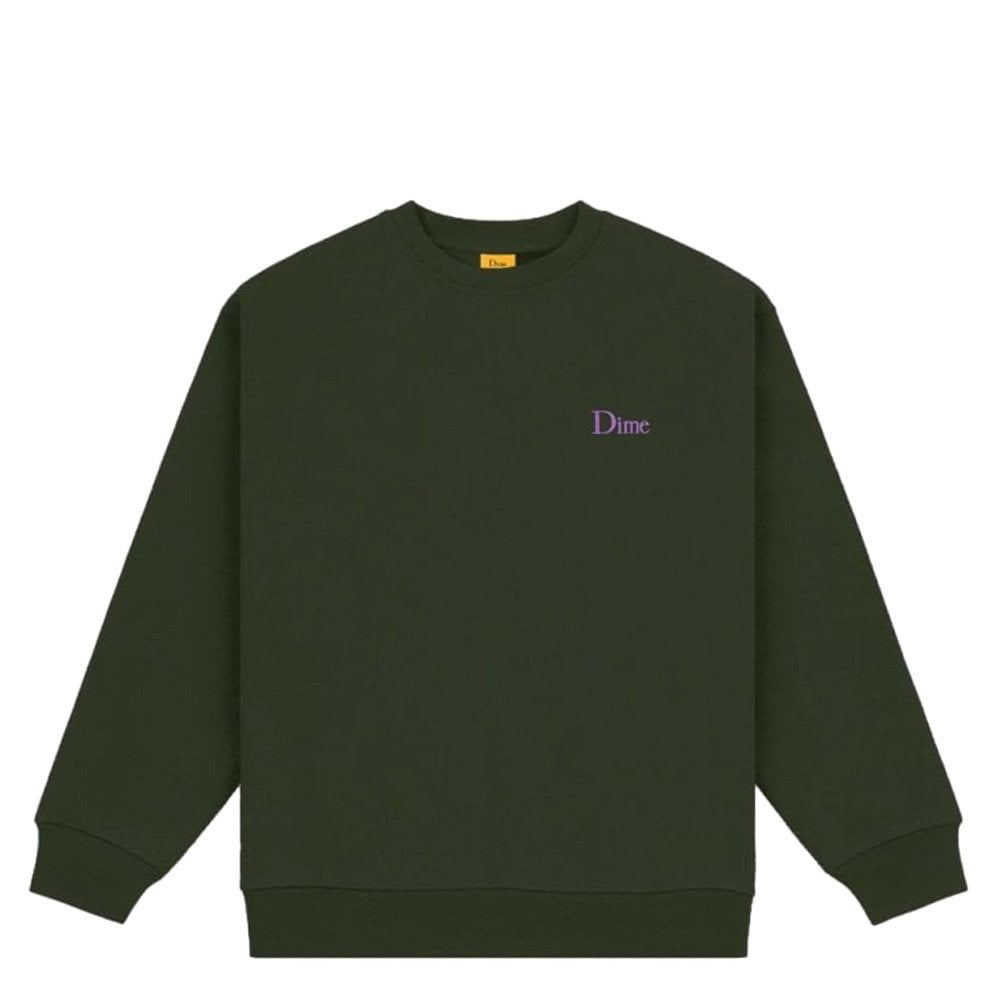 Classic Small Logo Crewneck - Forest Green