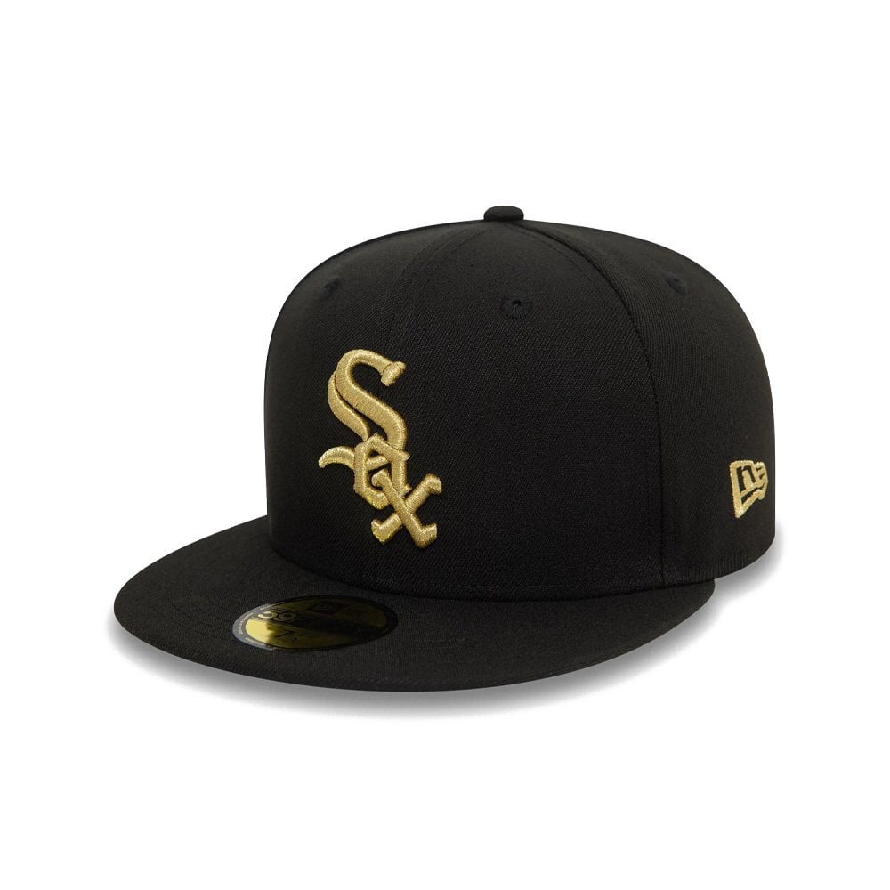 Cooperstown Metallic 59FIFTY Fitted Cap - Blk/Gold Chi