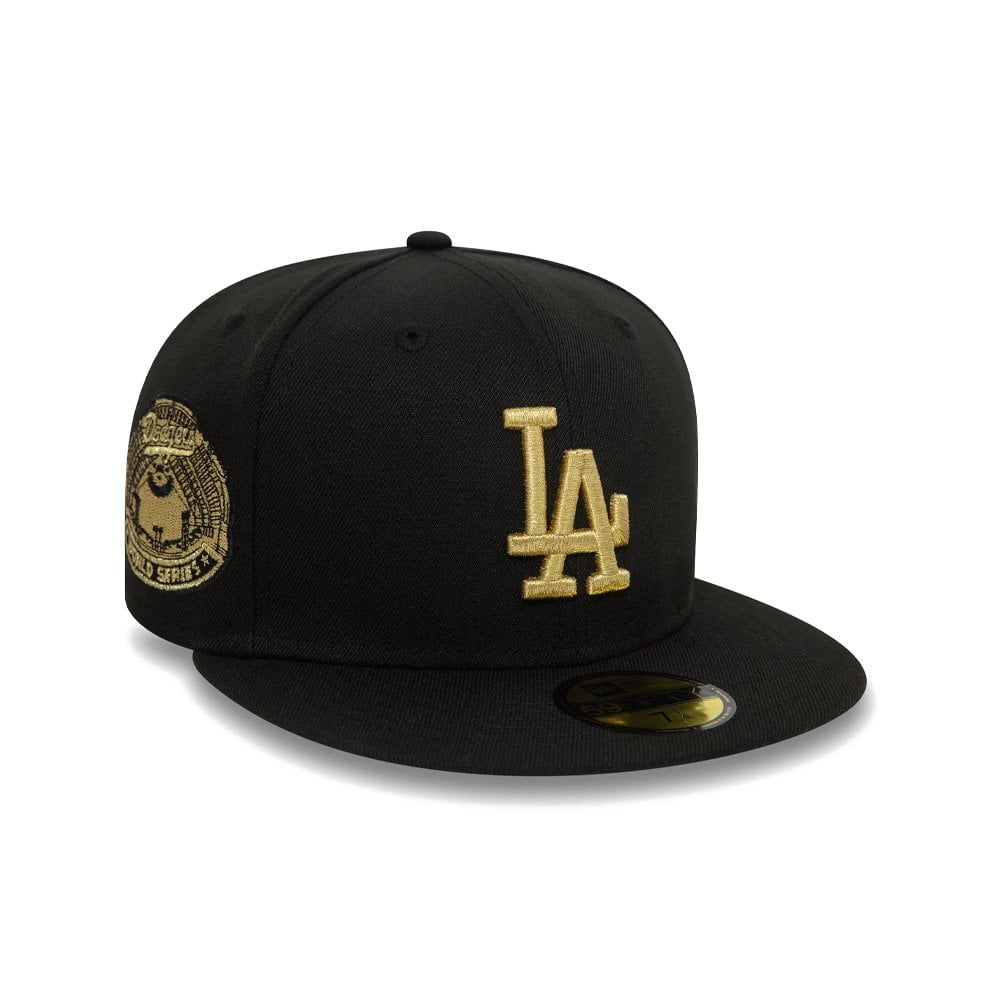 Cooperstown Metallic 59FIFTY Fitted Cap - Blk/Gold La
