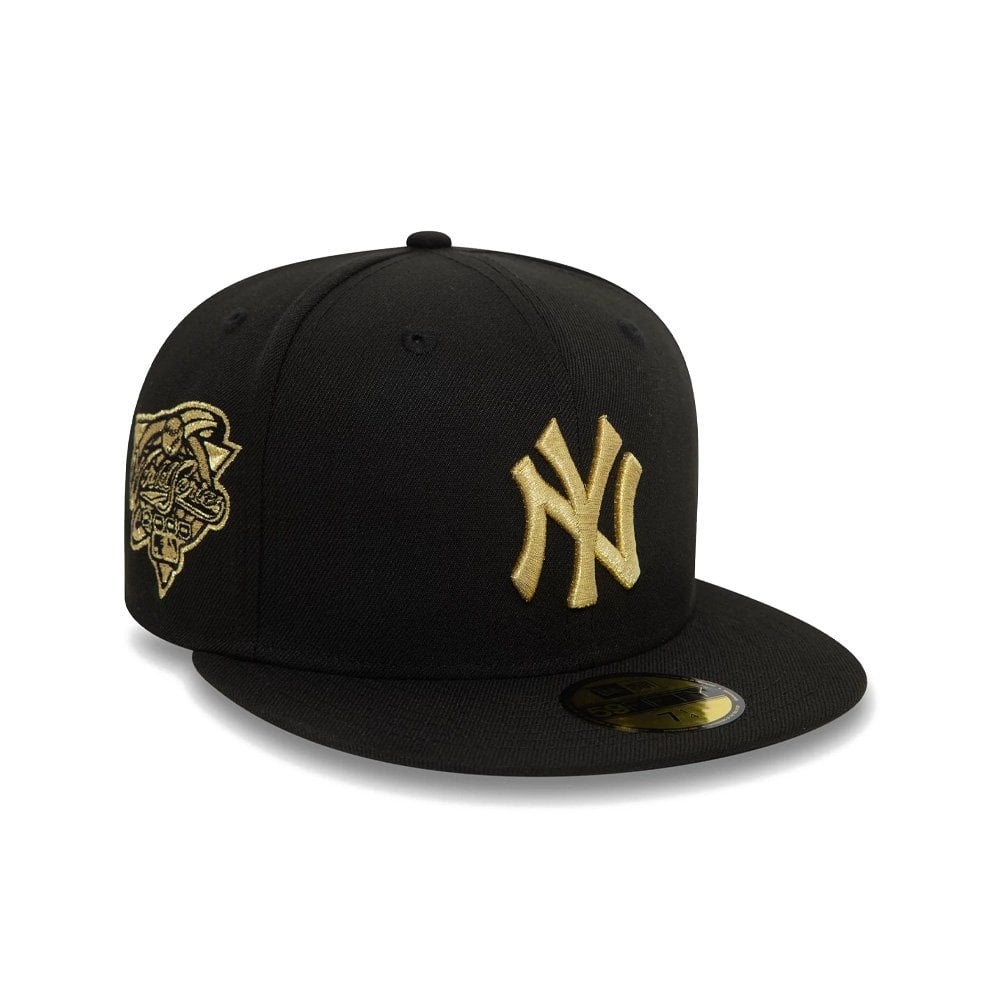 Cooperstown Metallic 59FIFTY Fitted Cap - Blk/Gold Ny