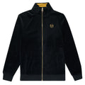 Court Velour Track Top - Black