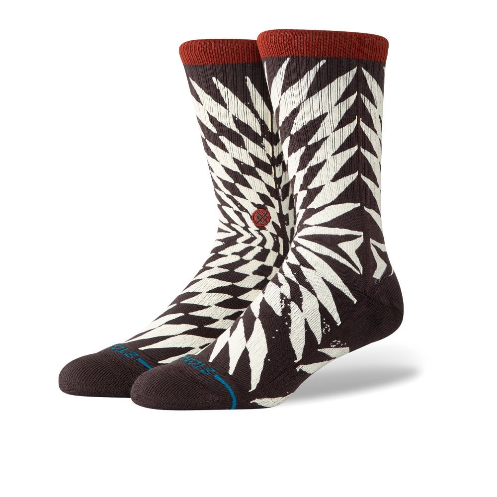 Frackle Crew Socks - Dark Brown
