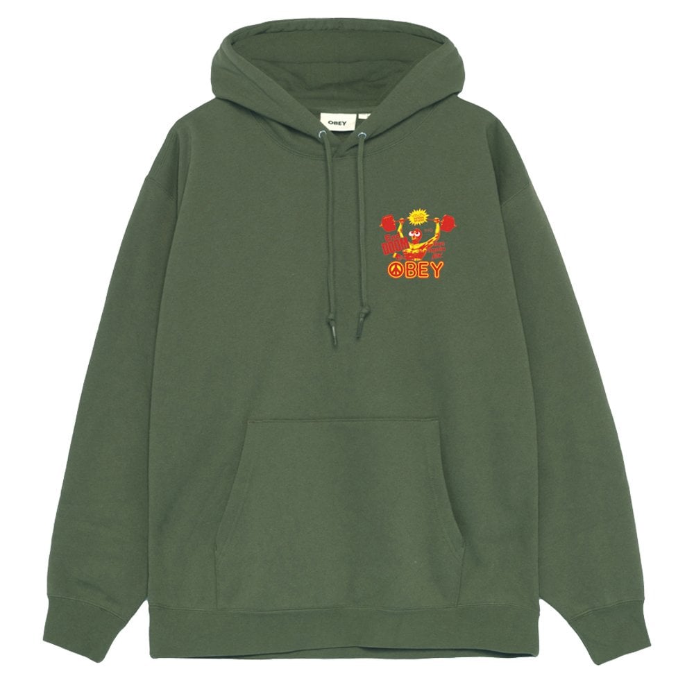 Live Again Now Hood - Moss Green