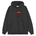 Half Icon Pullover Hood - Black