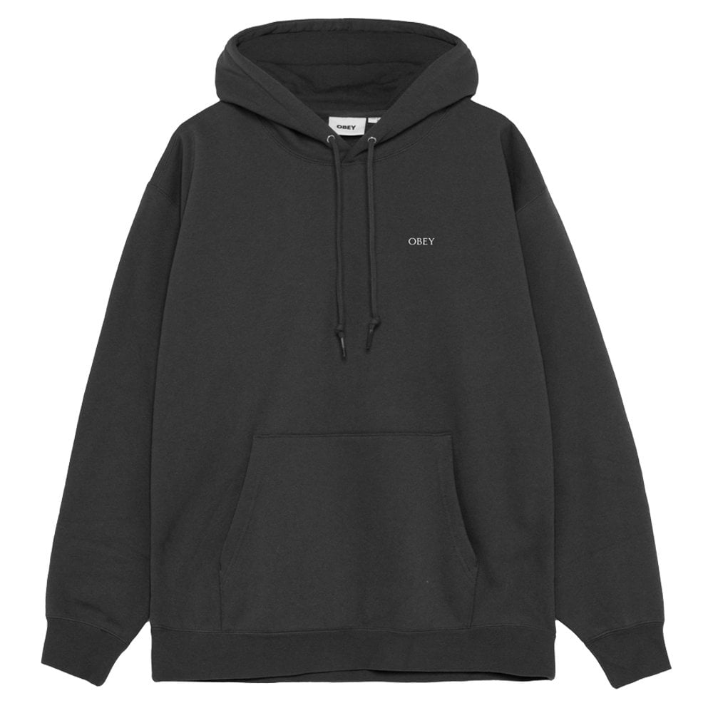 Geometric Power Pullover Hood - Black