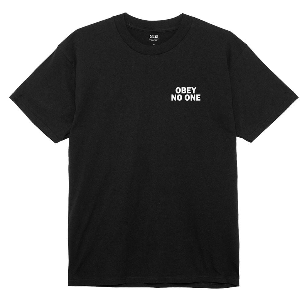 Obey No One Tee - Black