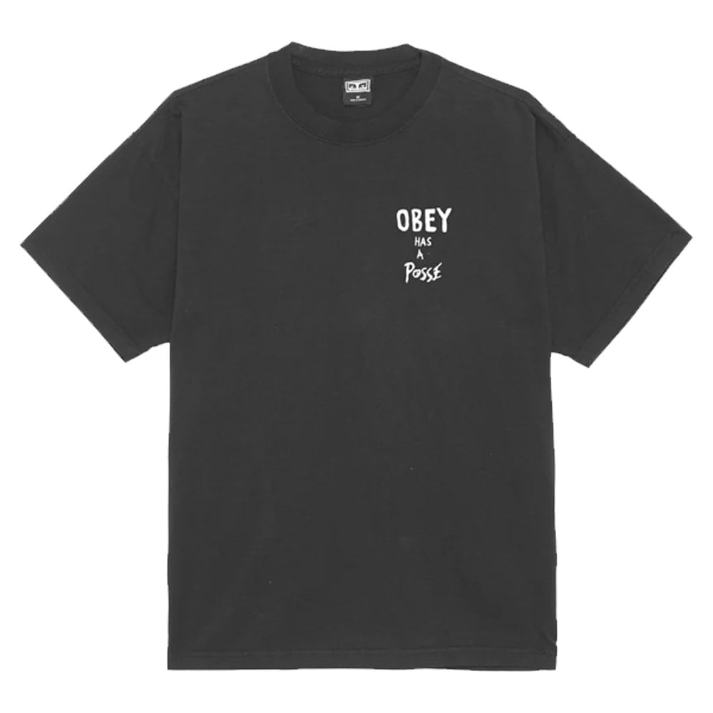 Obey Has a Posse Tee - Vintage Blk