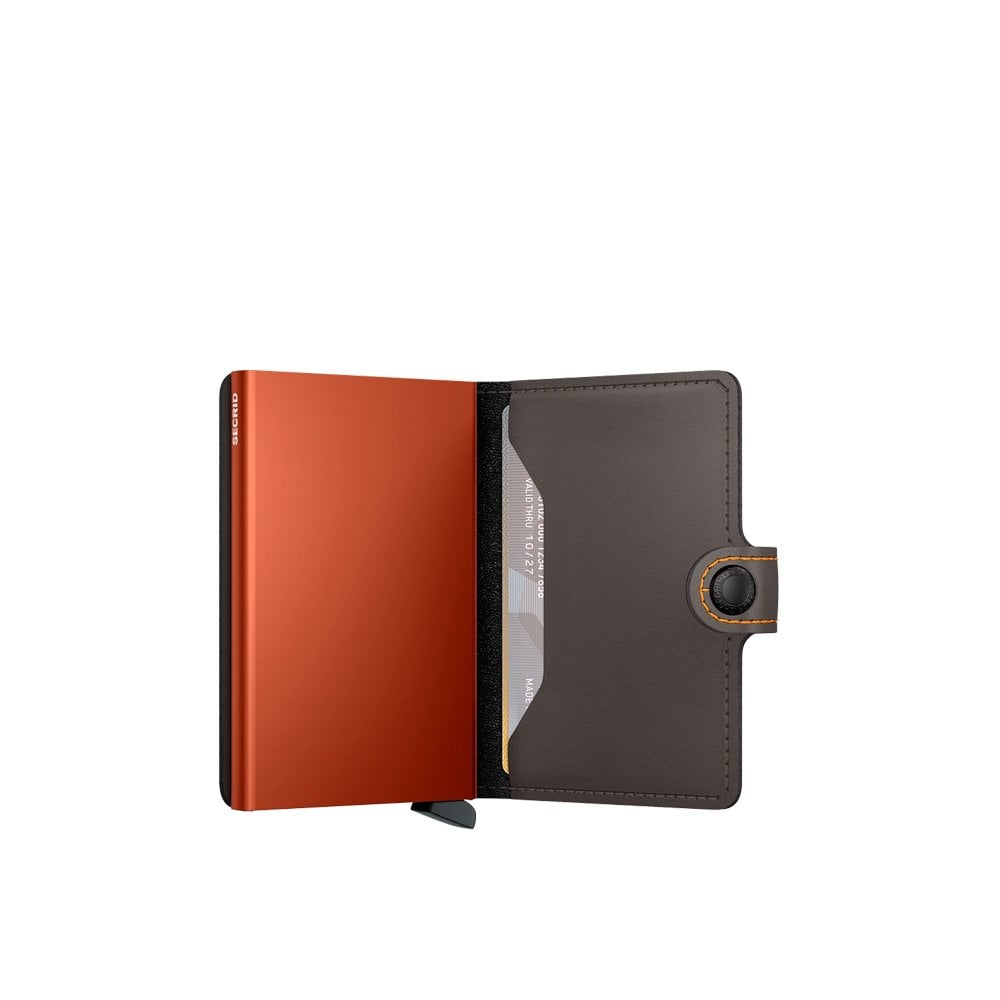 Mini Wallet Matte - Truffle/Oran