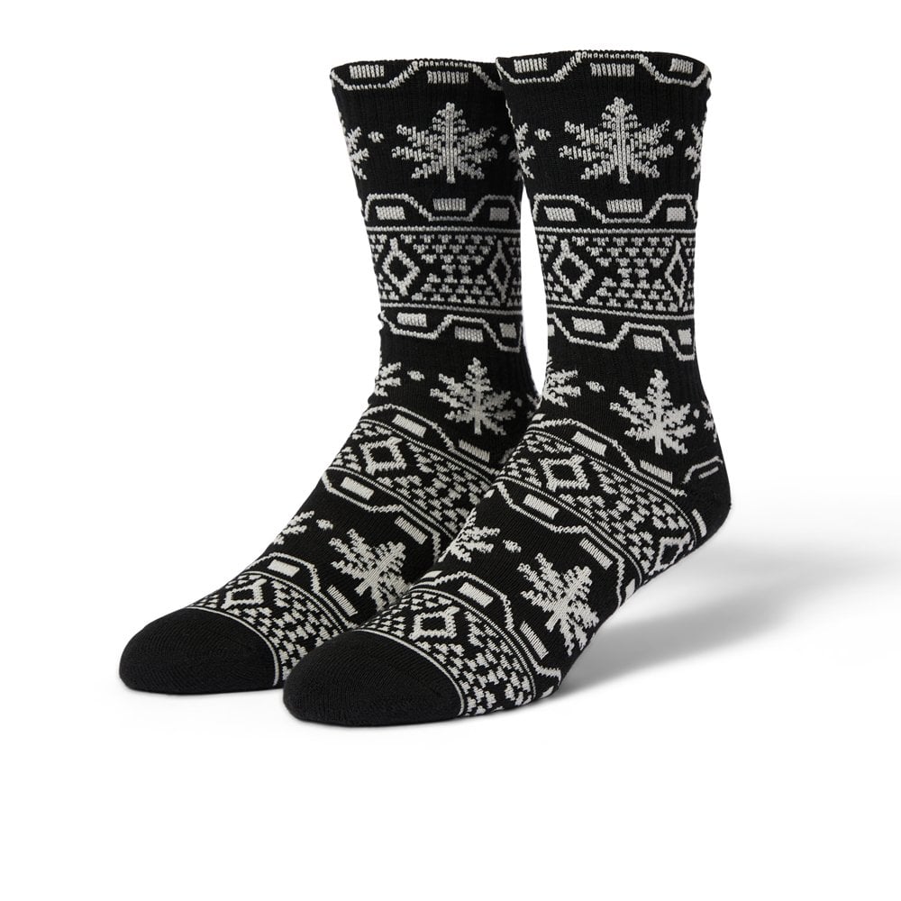 Apres Plantlife Crew Sock - Black