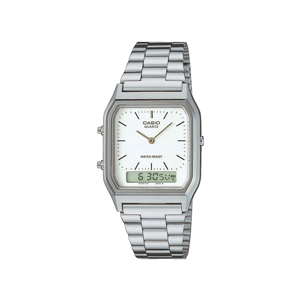 AQ-230A-7DMQYES - Silver/White