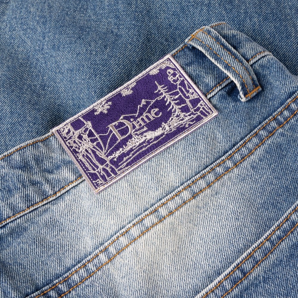 Classic Baggy Denim Pants - Sand Indigo