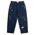 Secret Baggy Denim Pants - Indigo