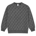 George P Pattern Knitted Sweatshirt - P Grey