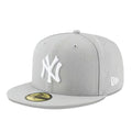New York Yankees 59FIFTY Cap - Grey/White