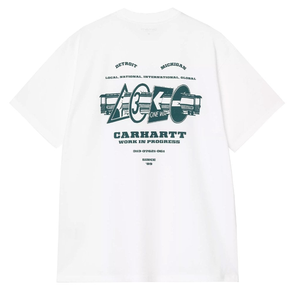Runaway T-Shirt - Wht/Malachte
