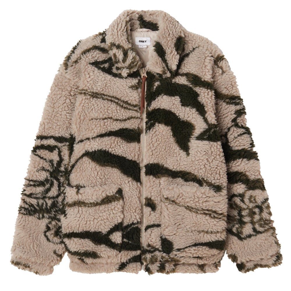 Mushroom Sherpa Jacket - Silver Grey