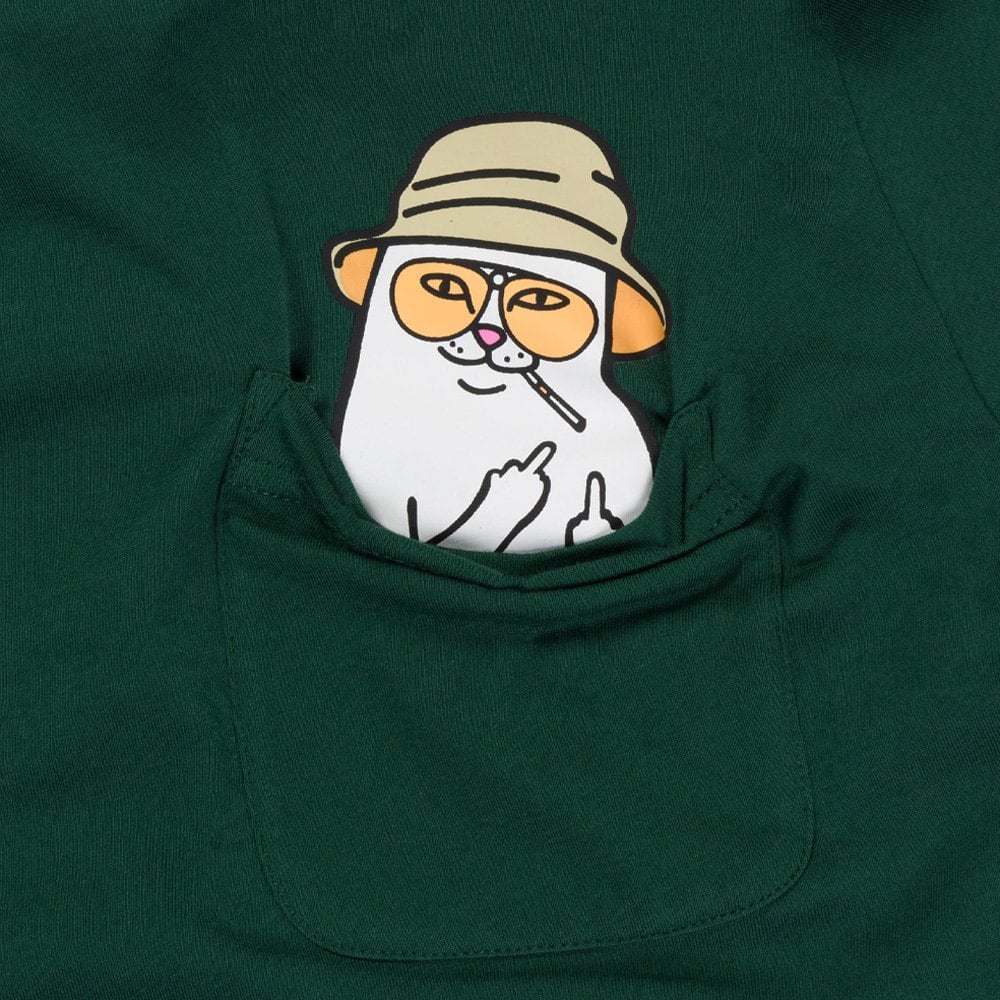 Nermal S Thompson Pocket T-Shirt - Hunter Green