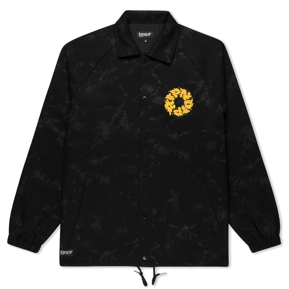 Burn In Heck Coaches Jacket - Black