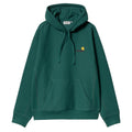 Hooded American Script Sweatshirt - Malachite