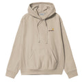 Hooded American Script Sweatshirt - Fleur De Sel